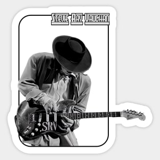 Stevie Black White Sticker